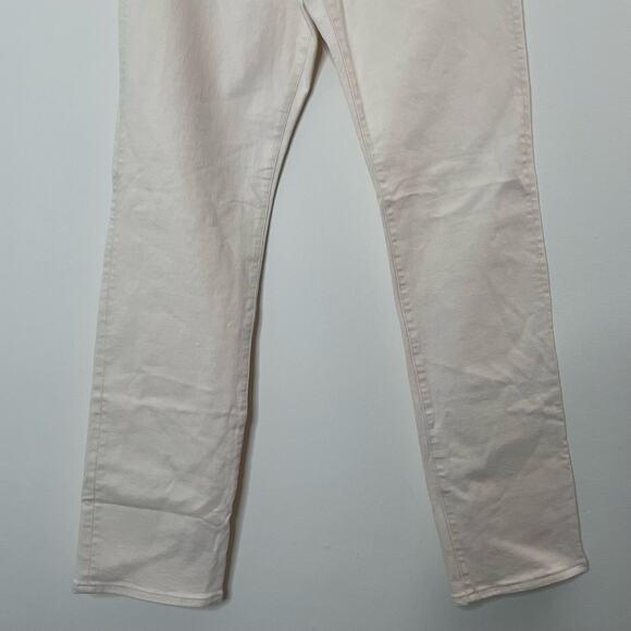 Madewell Cream Straight Leg Jeans, 29T - Picture 7 of 10